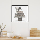 Poster Soyez l'arbre de Noël-cadeau (Cuisine)