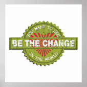 Poster Soyez le changement (Devant)