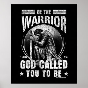 Poster Soyez le Guerrier 1 Jean 5:4