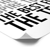 Poster Soyez Le Meilleur Pour L'Équipe (Coin)