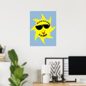 Poster Soyez Le Soleil (Bureau à domicile)
