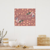 Poster Soyez libre (Cuisine)
