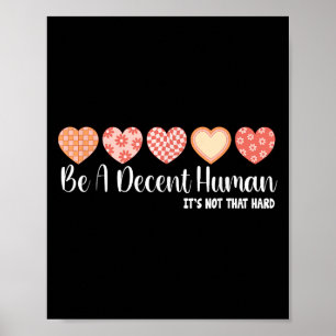 Poster Soyez Nice Amusant Kindness Rappel Empathy S Graph