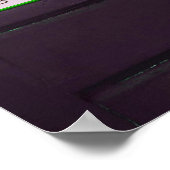 Poster Soyez Optimiste Mots Positifs Aspect Rustique (Coin)