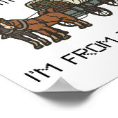 Poster Soyez Patient Avec Moi I#39 ; m À Partir Du Vi Des (Coin)