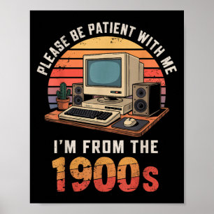Poster Soyez Patient Im Des Années 1900 Retro Vintage