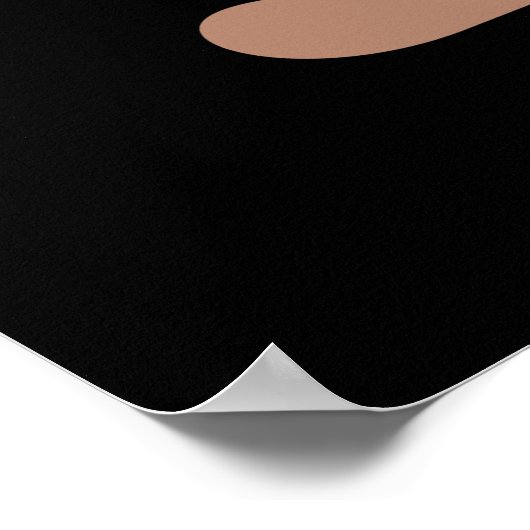 Poster Soyez Pawsome Funny Awesome Chien Pun Dark BG (Coin)