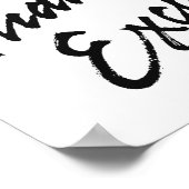 Poster Soyez plus fort que vos excuses (Coin)