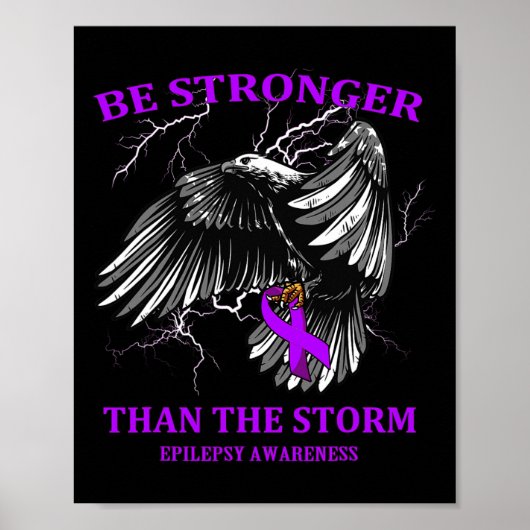 Poster Soyez Plus Forte Que L'Épilepsie De Tempête (Devant)