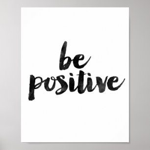 Poster Soyez positif