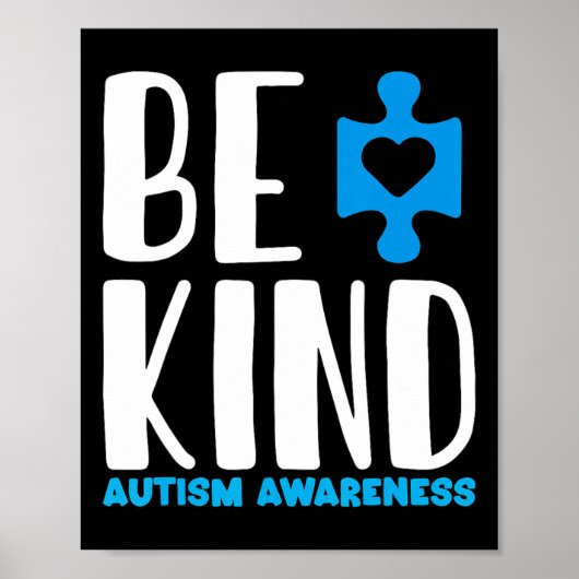 Poster Soyez Sensibilisation sur l'autisme (Devant)