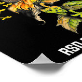 Poster Soyez Sérieux Tournesol Rsd Crps Sensibilisation (Coin)