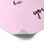 Poster Soyez Simplement Un Citation Inspirant (Coin)