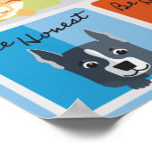 Poster Soyez Toujours Moderne Chats & Chiens Boîtes De Co (Coin)