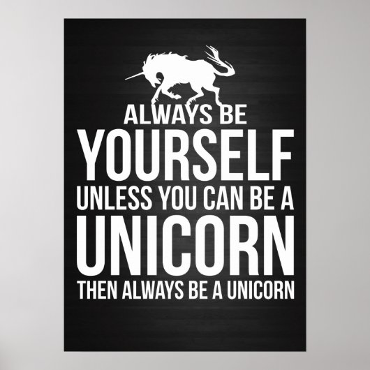 Poster Soyez Toujours Vous-Même. Sauf Si Vous Pouvez Être (Devant)