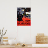 Poster Soyez Un Aigle Américain ! Rejoignez Le Service Aé (Cuisine)