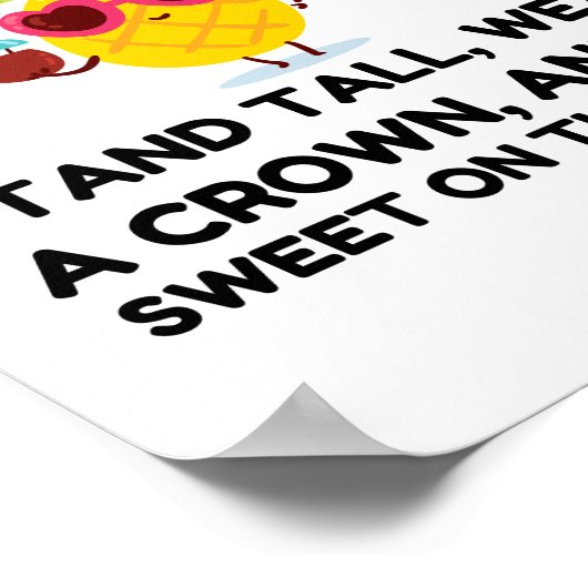 Poster Soyez un ananas à porter à travers (Coin)