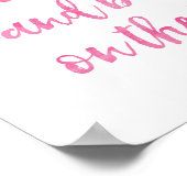 Poster Soyez un ananas main lettré inspirant imprimé (Coin)