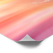 Poster Soyez un Flamant rose citatif motivationnel (Coin)