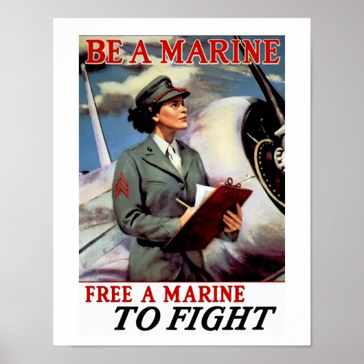 Poster Soyez un marin - Libérez un marin pour combattre (Devant)