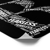 Poster Soyez un mot sans peur (Coin)