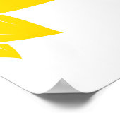 Poster Soyez Un Parfum De Tournesol Art Ukraine Couleurs (Coin)