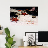 Poster Soyez une étoile par tdgallery (Bureau à domicile)