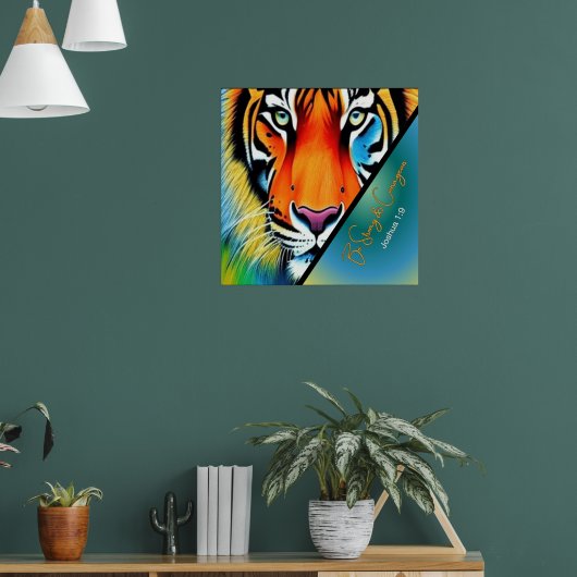 Poster Soyez une foi chrétienne forte et courageuse (Salon 1)