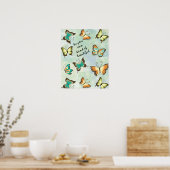 Poster Soyez vos propres beaux papillons (Cuisine)