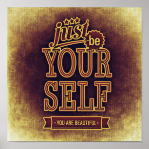 Poster Soyez vous-même