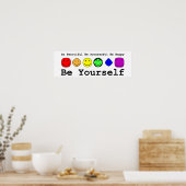 Poster Soyez vous-même (Cuisine)