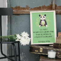 Soyez vous-même Emerson Citation avec Boho Panda
