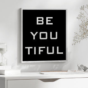 Poster Soyez Vous Tiful Simple