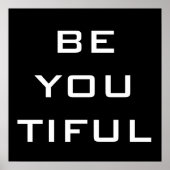 Poster Soyez Vous Tiful Simple (Devant)