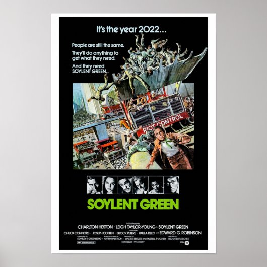 Poster Soylent vert 1973 (Devant)