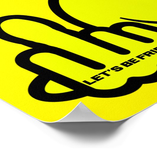 Poster Soyons amis (Coin)