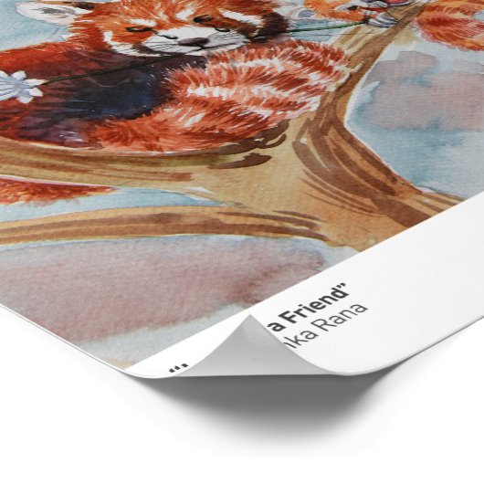 Poster "Soyons amis" Imprimer (Coin)