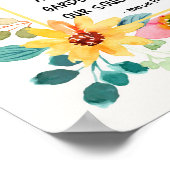 Poster Soyons Reconnaissants Au Peuple Floral (Coin)