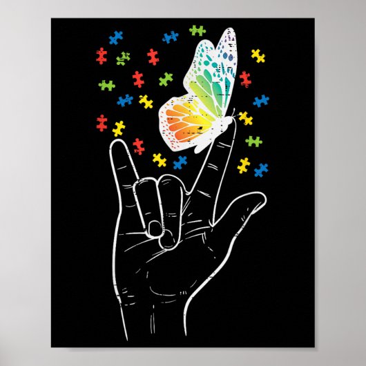 Poster Sp Sensibilisation sur l'autisme de puzzle de puzz (Devant)