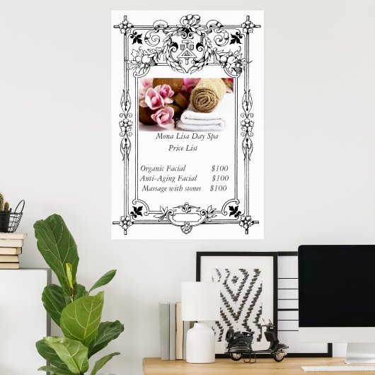 Poster Spa (Bureau à domicile)