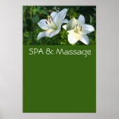 Poster SPA et massage (Devant)