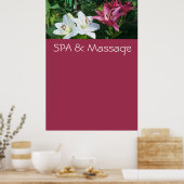 Poster SPA et massage (Cuisine)