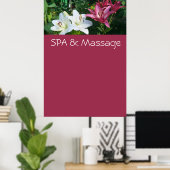 Poster SPA et massage (Bureau à domicile)