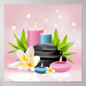 Poster Spa rose (Devant)