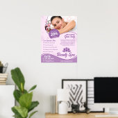 Poster Spa rose, Centre de bien-être, Salon de beauté (Bureau à domicile)