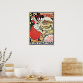 Poster Spa vintage Belgique Café restaurant et (Cuisine)