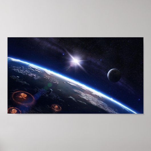 Poster "Space 1" (Devant)