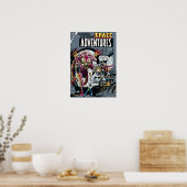 Poster Space Adventures #12 Bande dessinée rétro de scien (Cuisine)