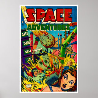 Poster Space Adventures #1 (1952)
