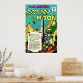 Poster Space Adventures #20 (1956) (Cuisine)